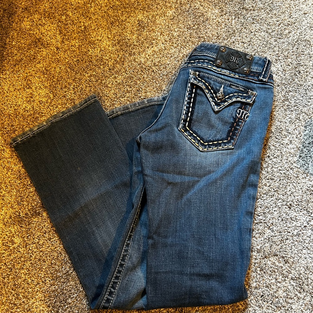 Miss Me Dark Blue Boot Cut Jeans